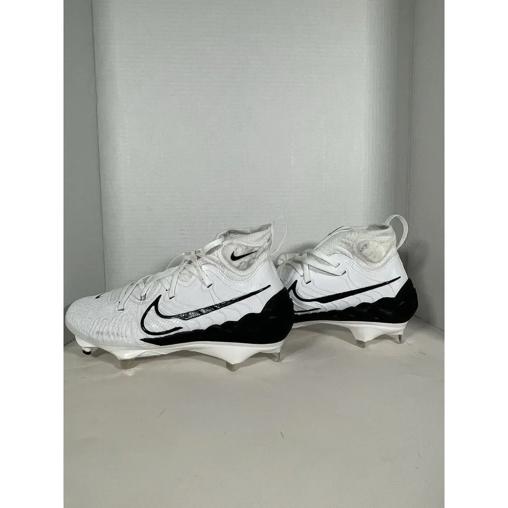 Nike Alpha Huarache NXT‎ White Black Baseball Cleats (DJ6517-101) Men's Size 7